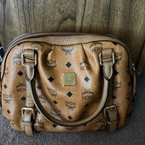 MCM Cognac Tote Bag
